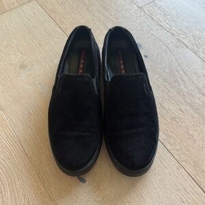 Prada Slip on shoes suede (Black) 🖤